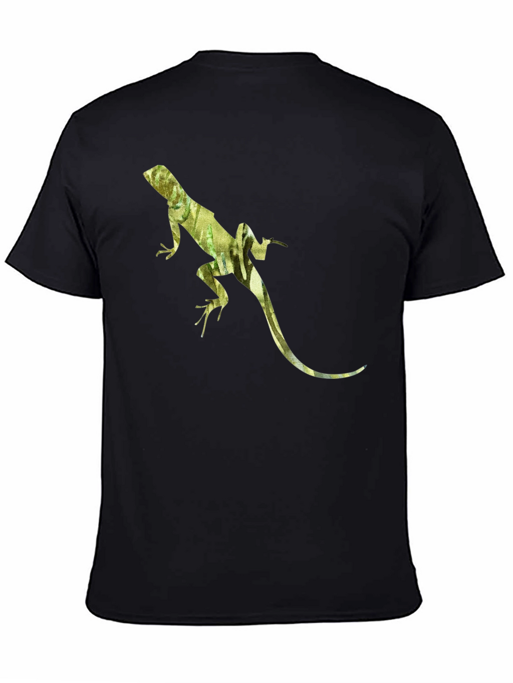 Lizard Print Black T-Shirt