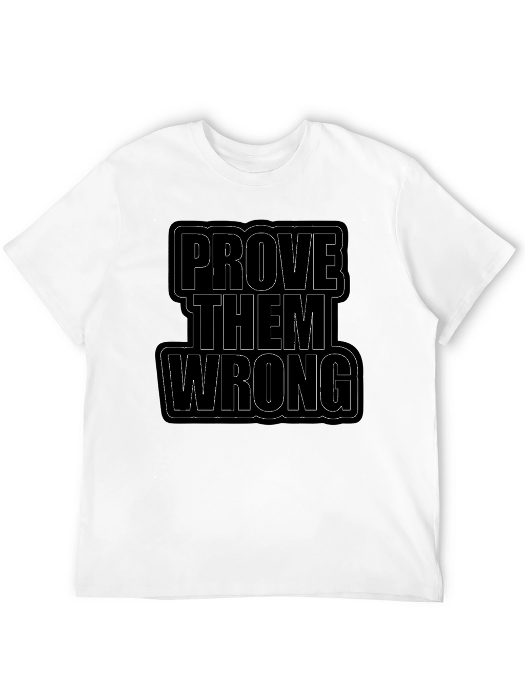Prove Them Wrong Black Graphic Tee