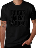 Prove Them Wrong Black Graphic Tee