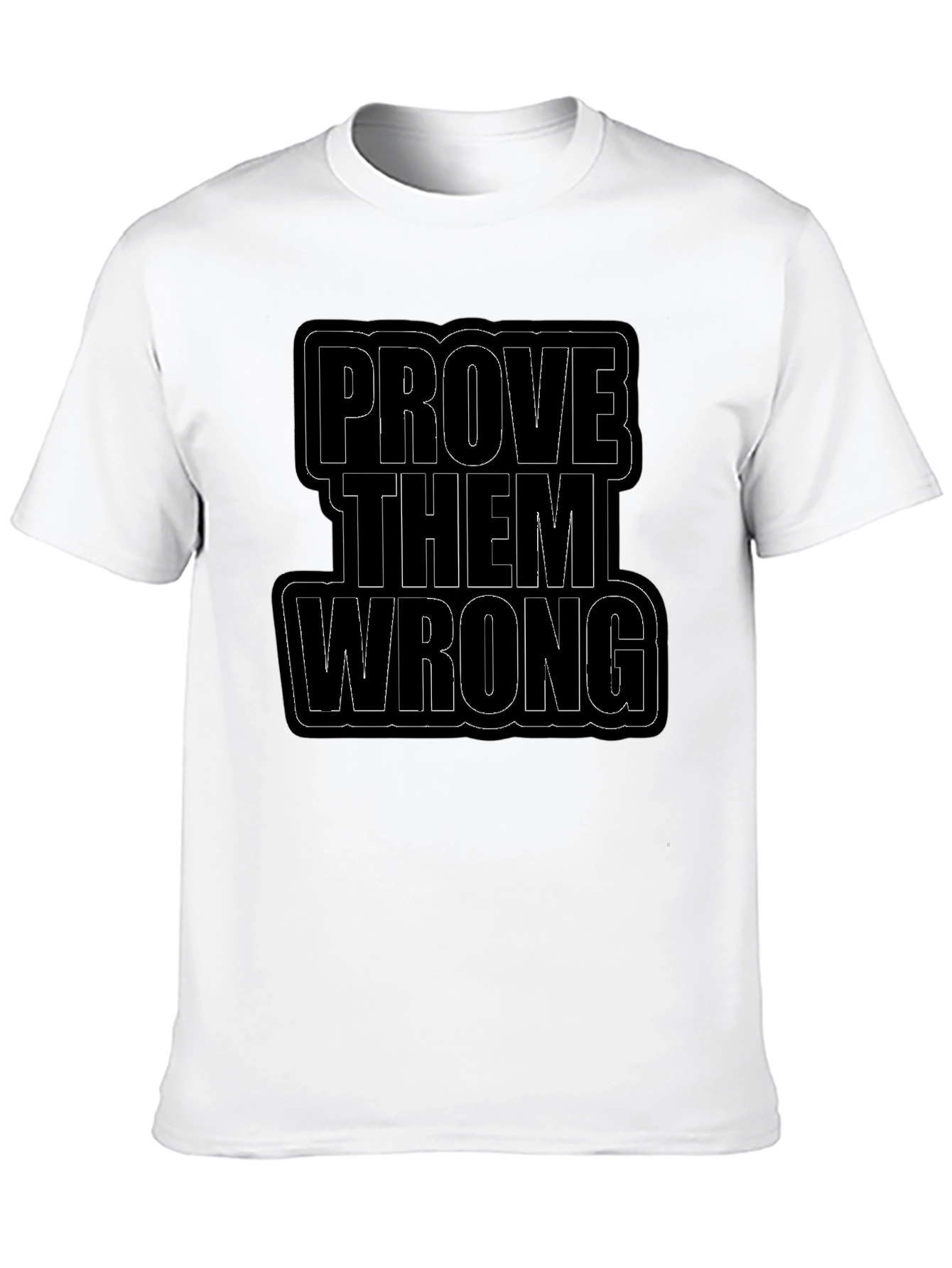 Prove Them Wrong Black Graphic Tee
