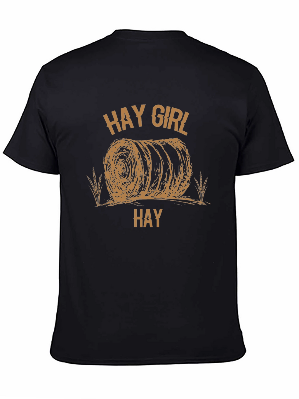 Hay Girl Hay Black T-Shirt - Farm Life Tee