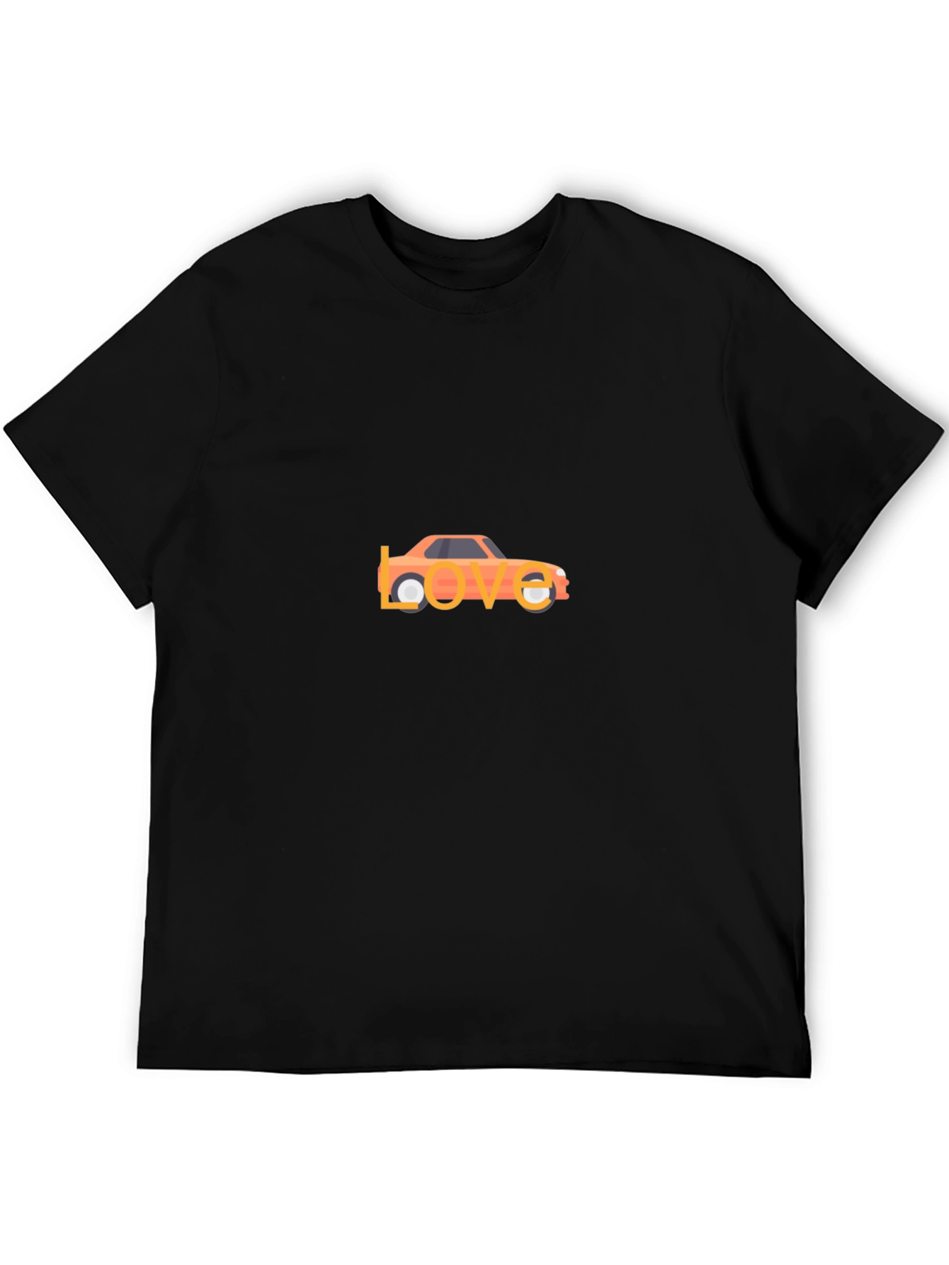 Car Love Graphic T-Shirt - Black
