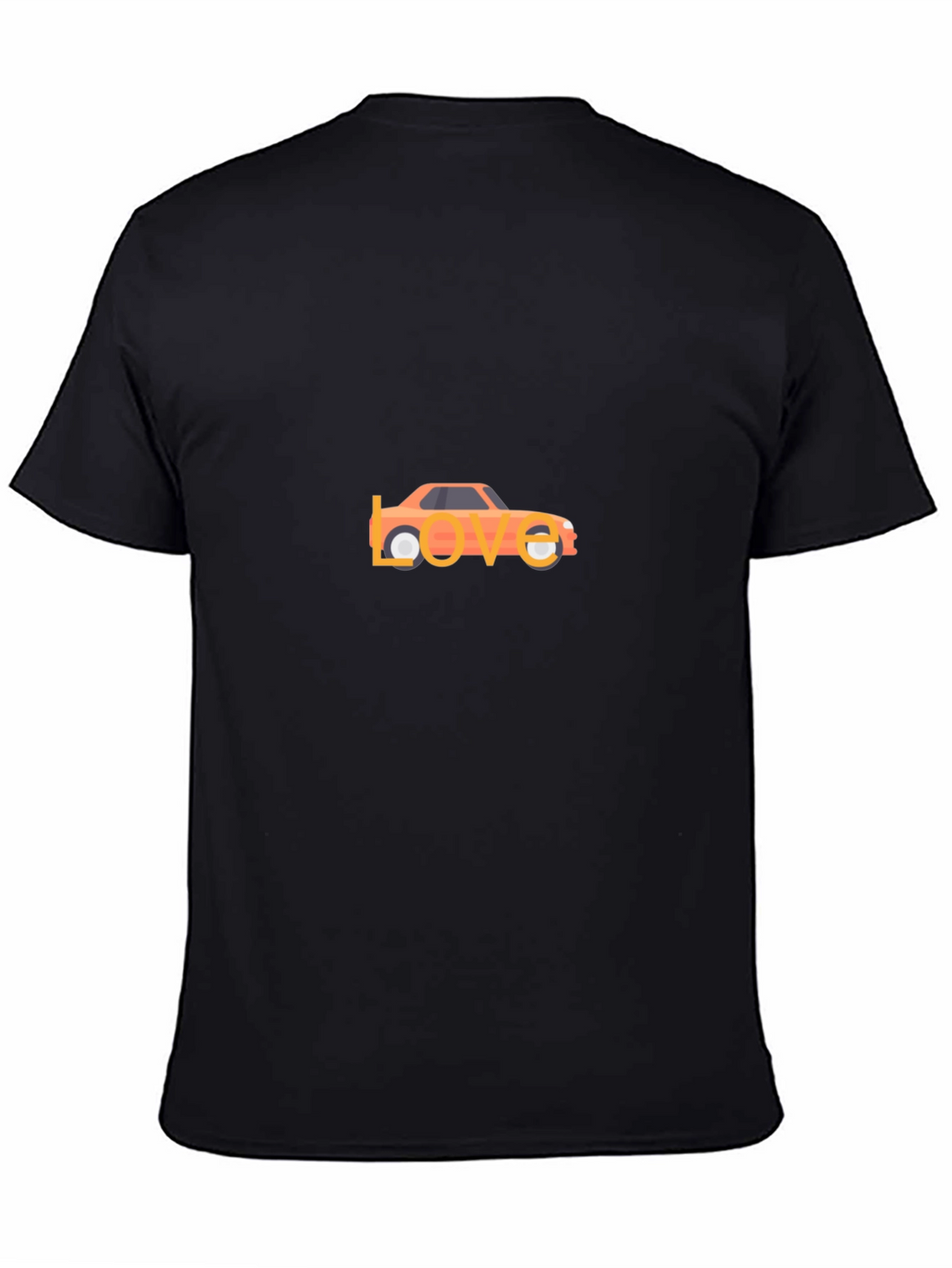 Car Love Graphic T-Shirt - Black