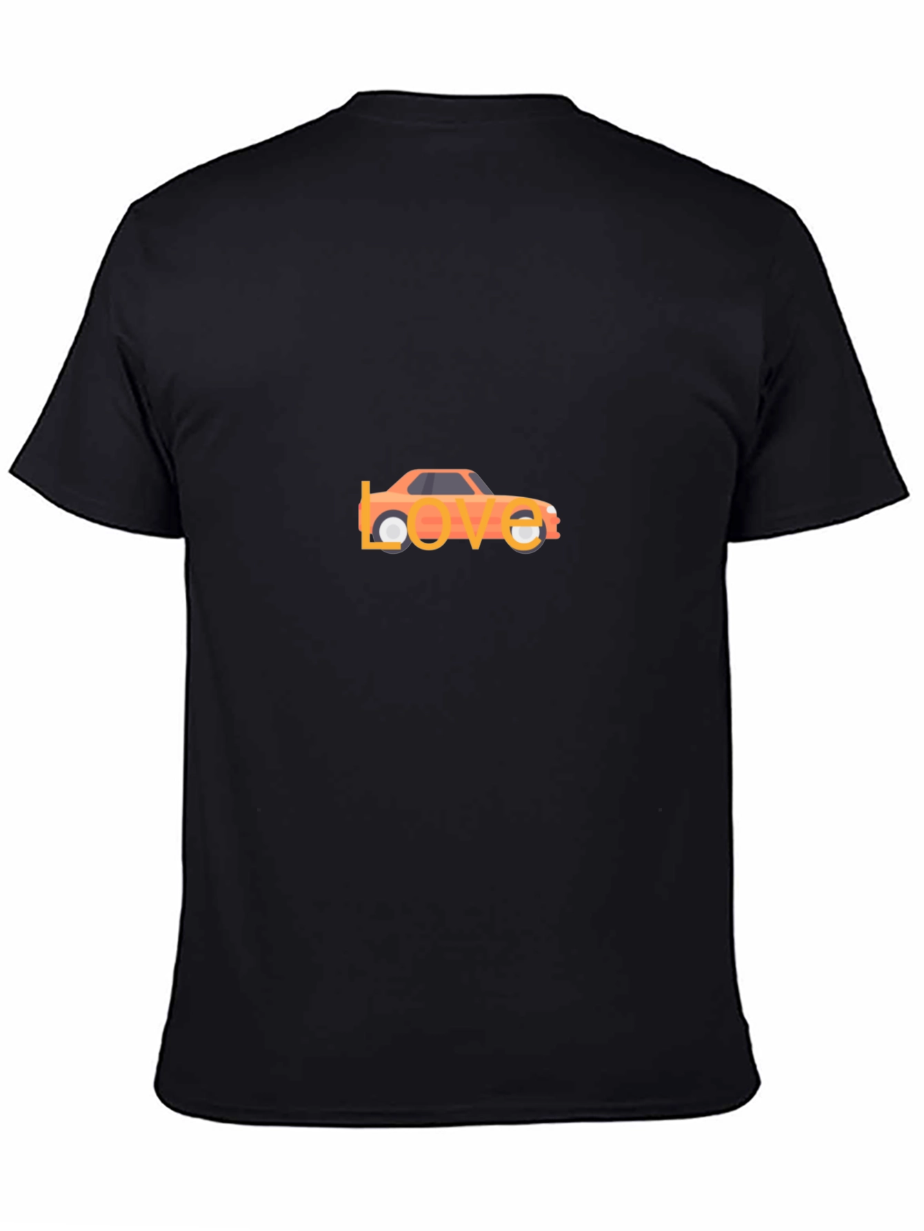 Car Love Graphic T-Shirt - Black