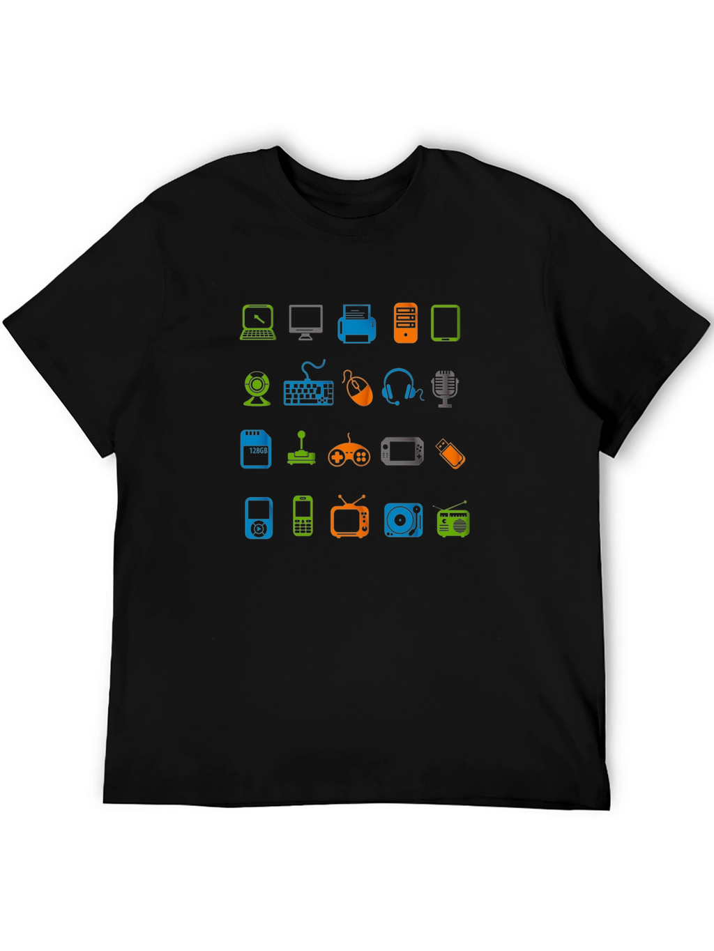Tech Gadgets T-Shirt - Geek Chic Style