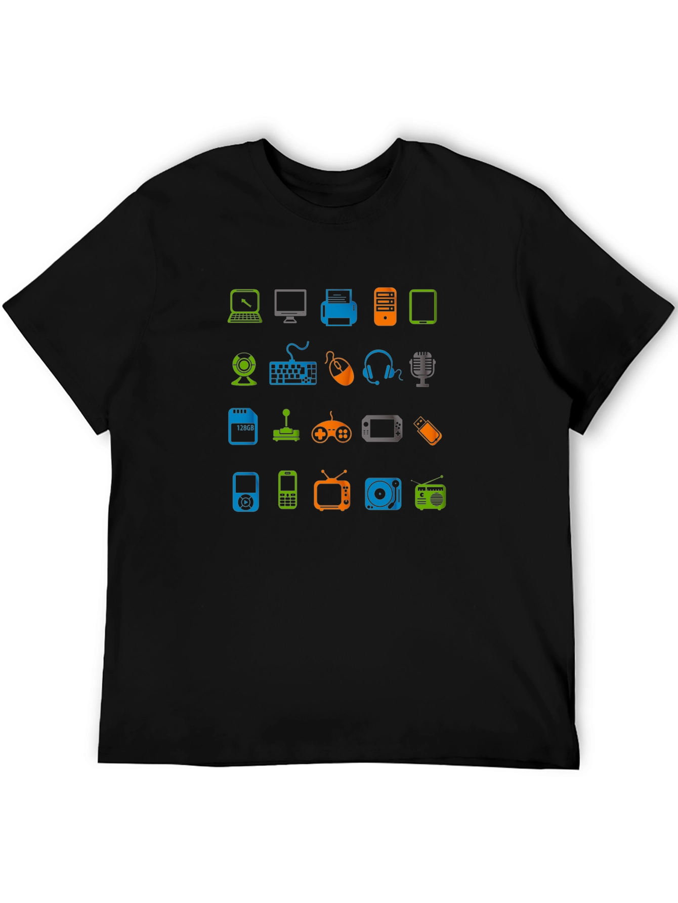 Tech Gadgets T-Shirt - Geek Chic Style