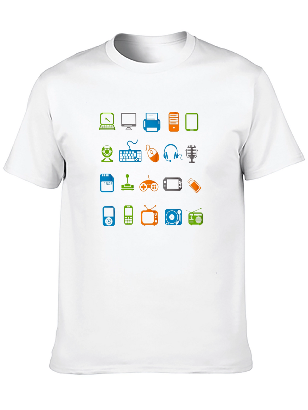 Tech Gadgets T-Shirt - Geek Chic Style
