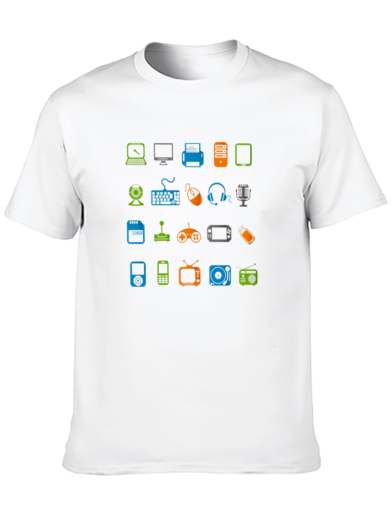 Tech Gadgets T-Shirt - Geek Chic Style