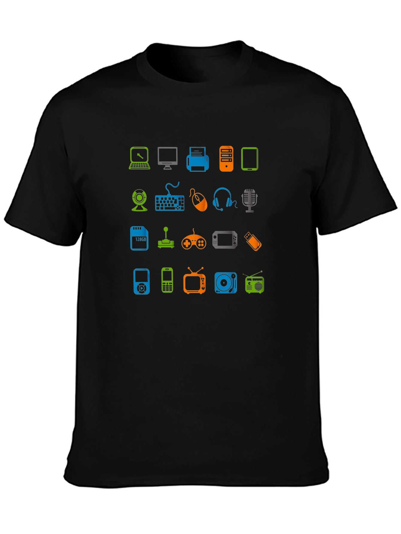 Tech Gadgets T-Shirt - Geek Chic Style
