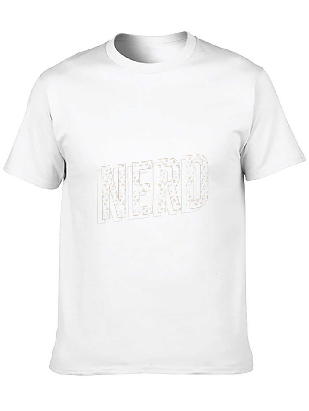 Nerd Graphic Black T-Shirt - Casual Wear