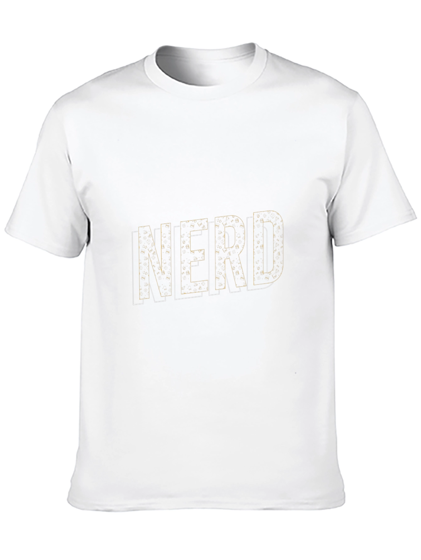 Nerd Graphic Black T-Shirt - Casual Wear