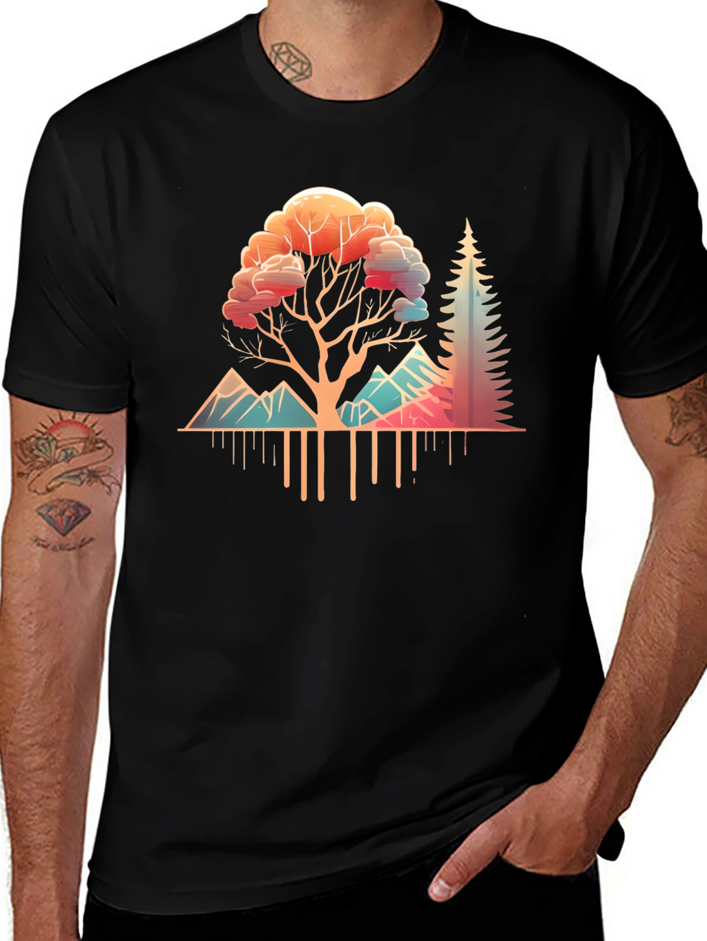 Nature Inspired Graphic Tee