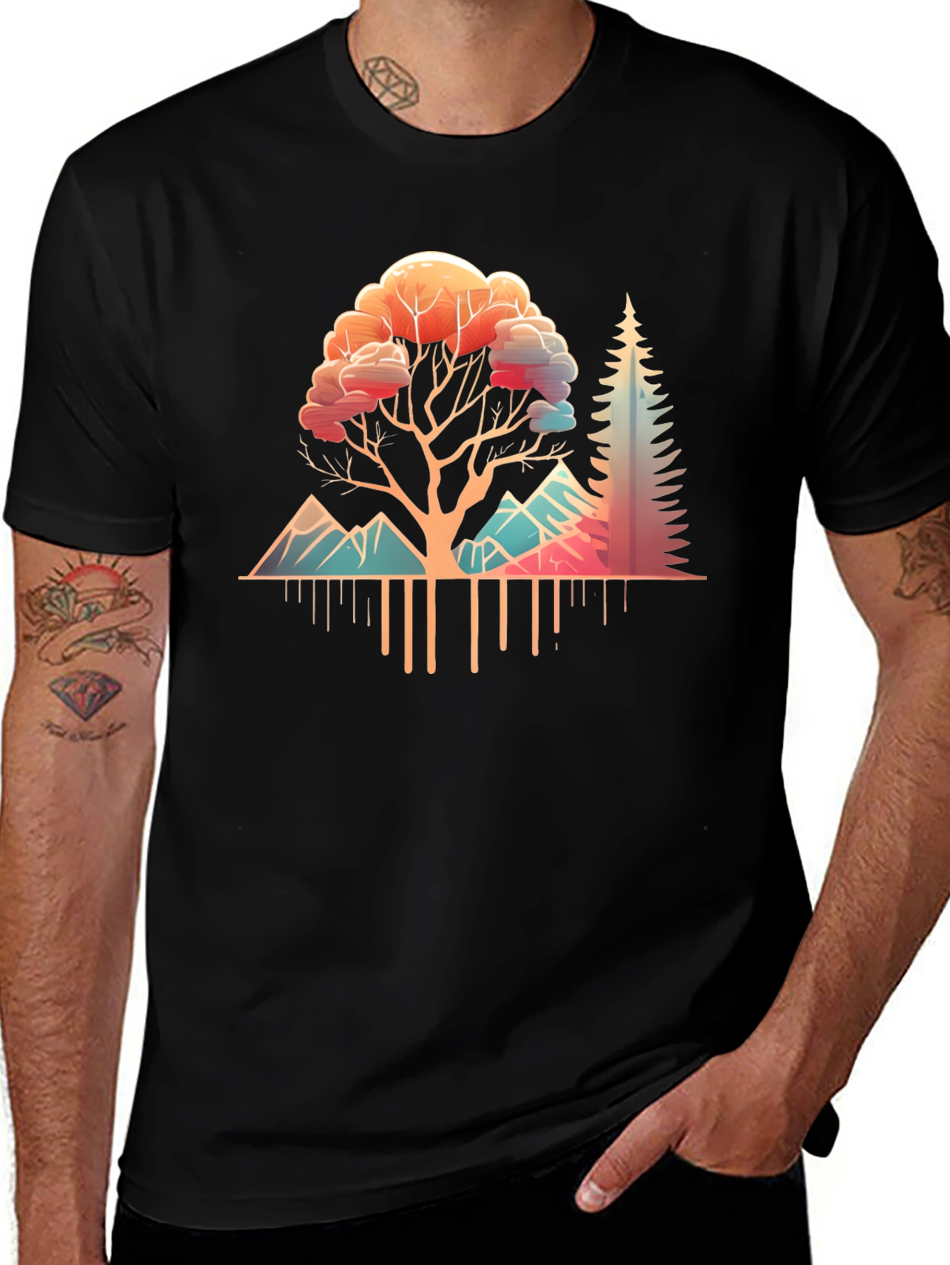 Nature Inspired Graphic Tee