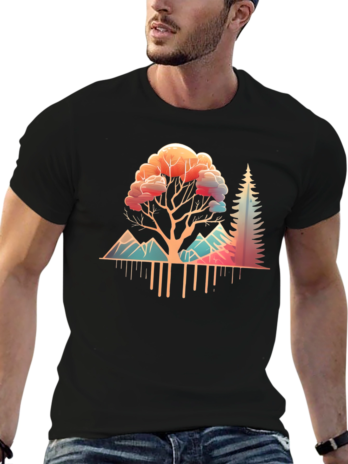 Nature Inspired Graphic Tee