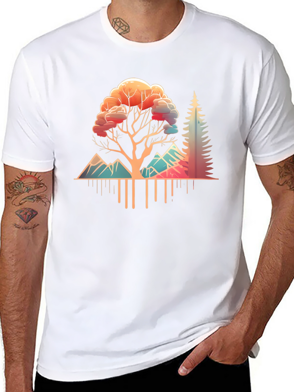 Nature Inspired Graphic Tee