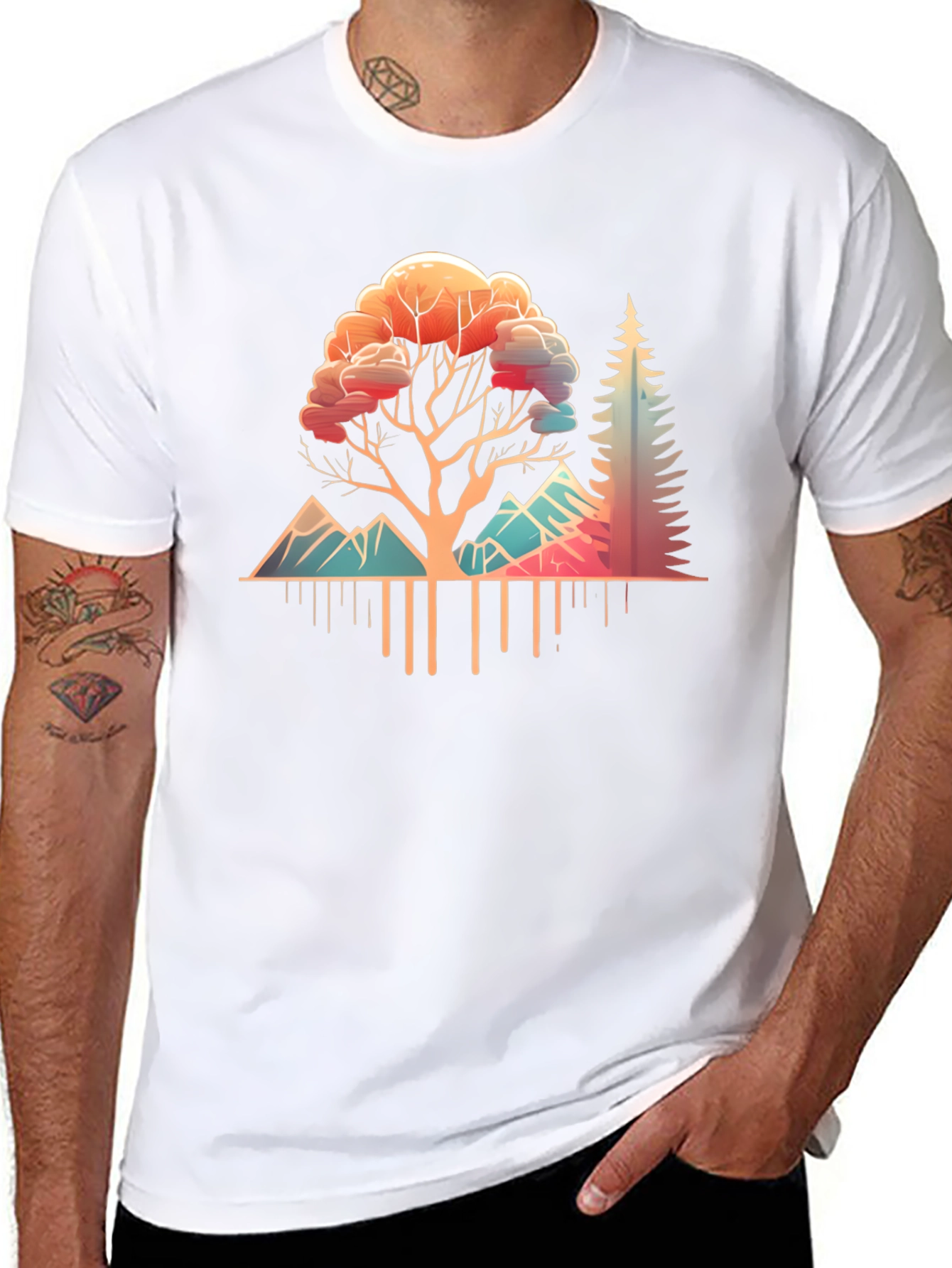 Nature Inspired Graphic Tee