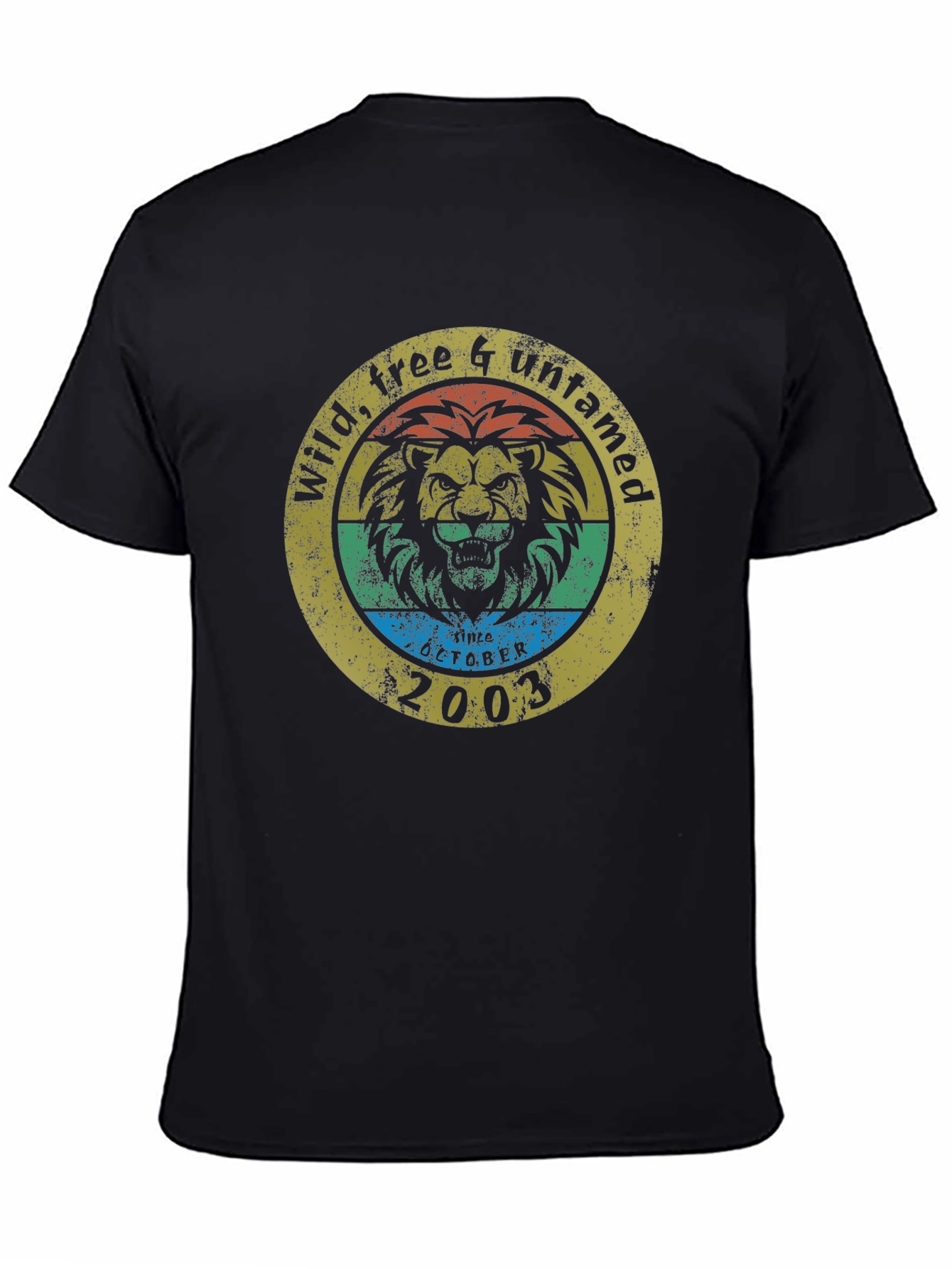 Wild Free & Untamed Lion T-Shirt - Born in 2003