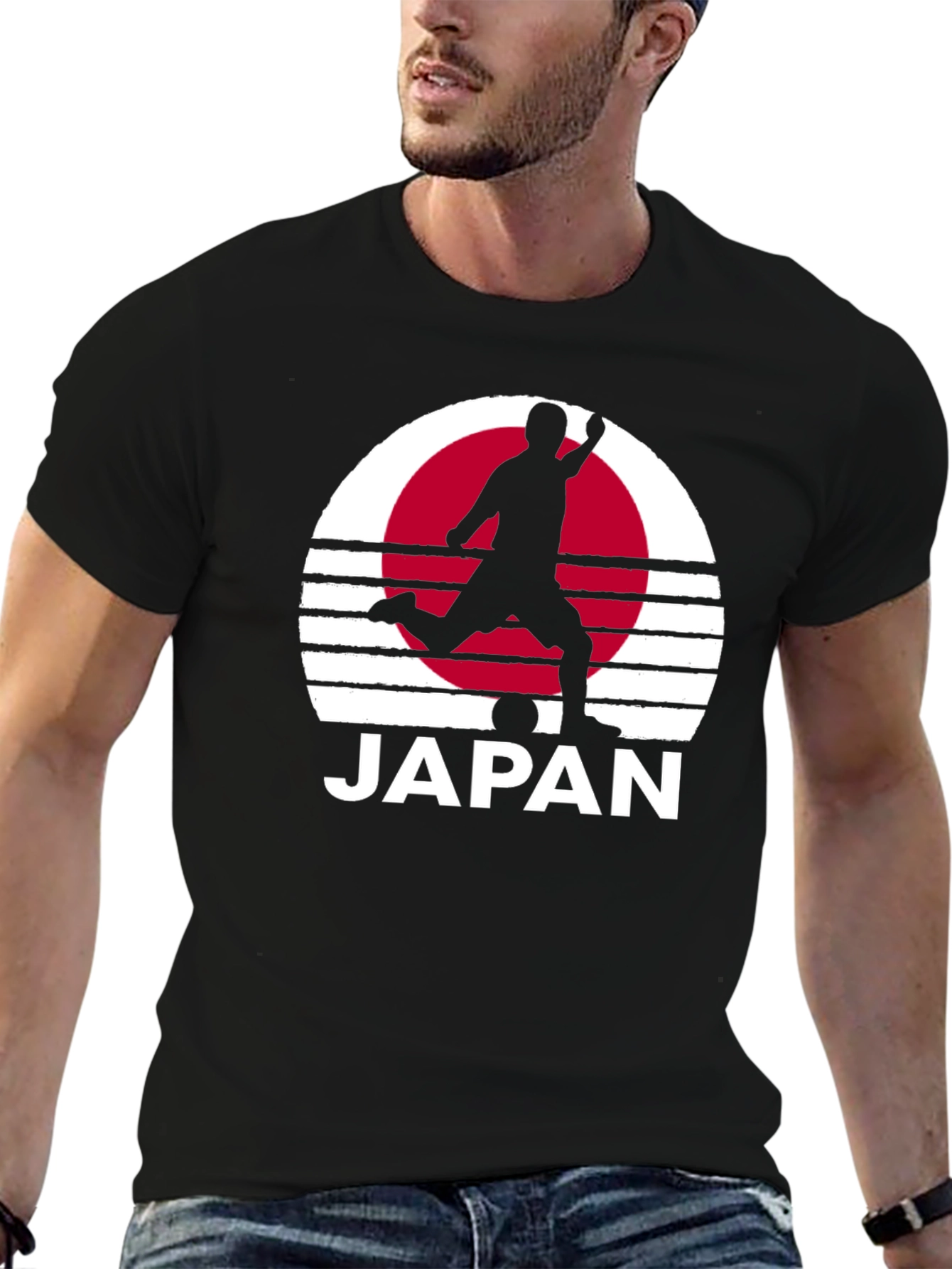 Japan Soccer T-Shirt - Black