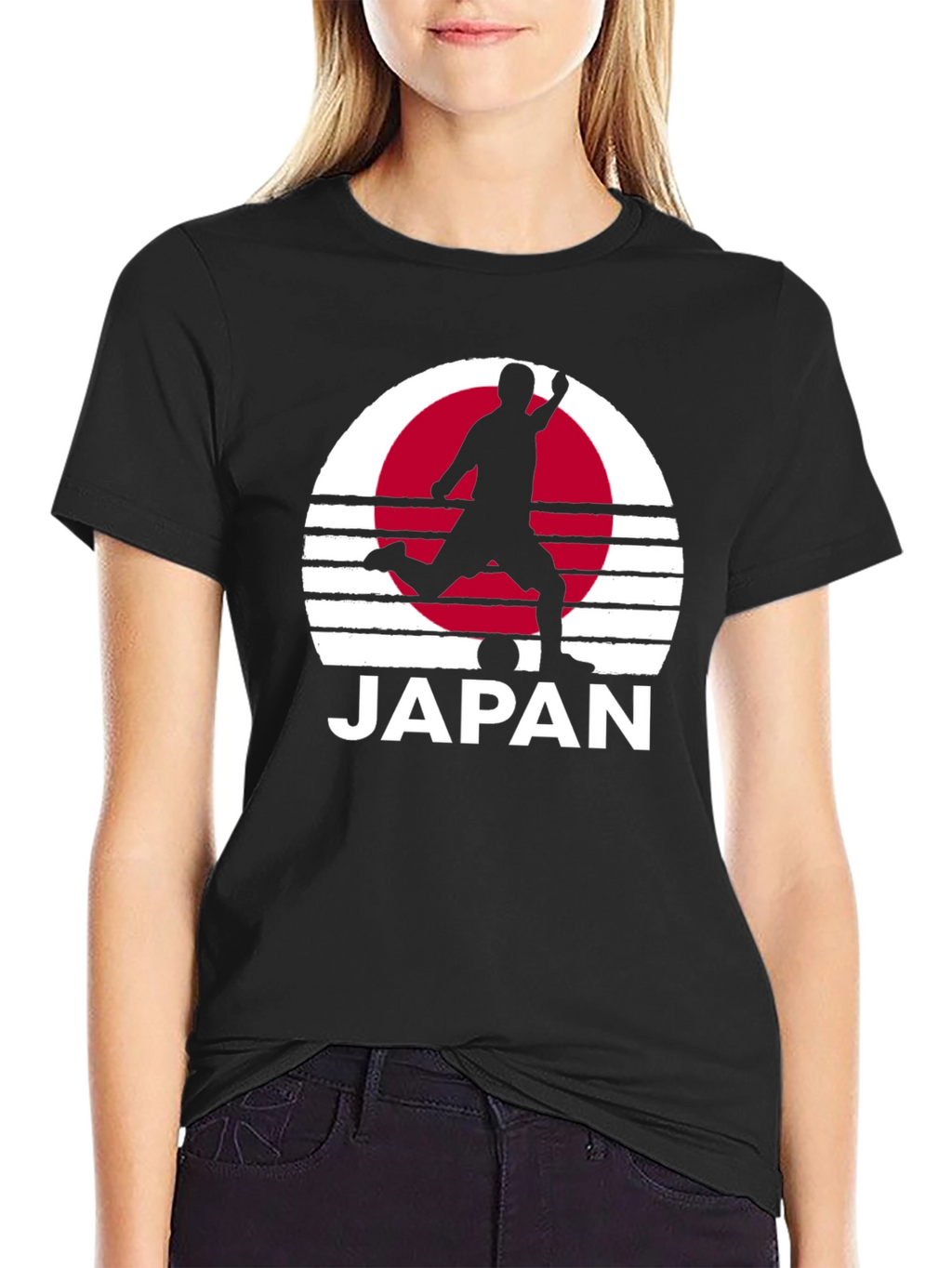 Japan Soccer T-Shirt - Black