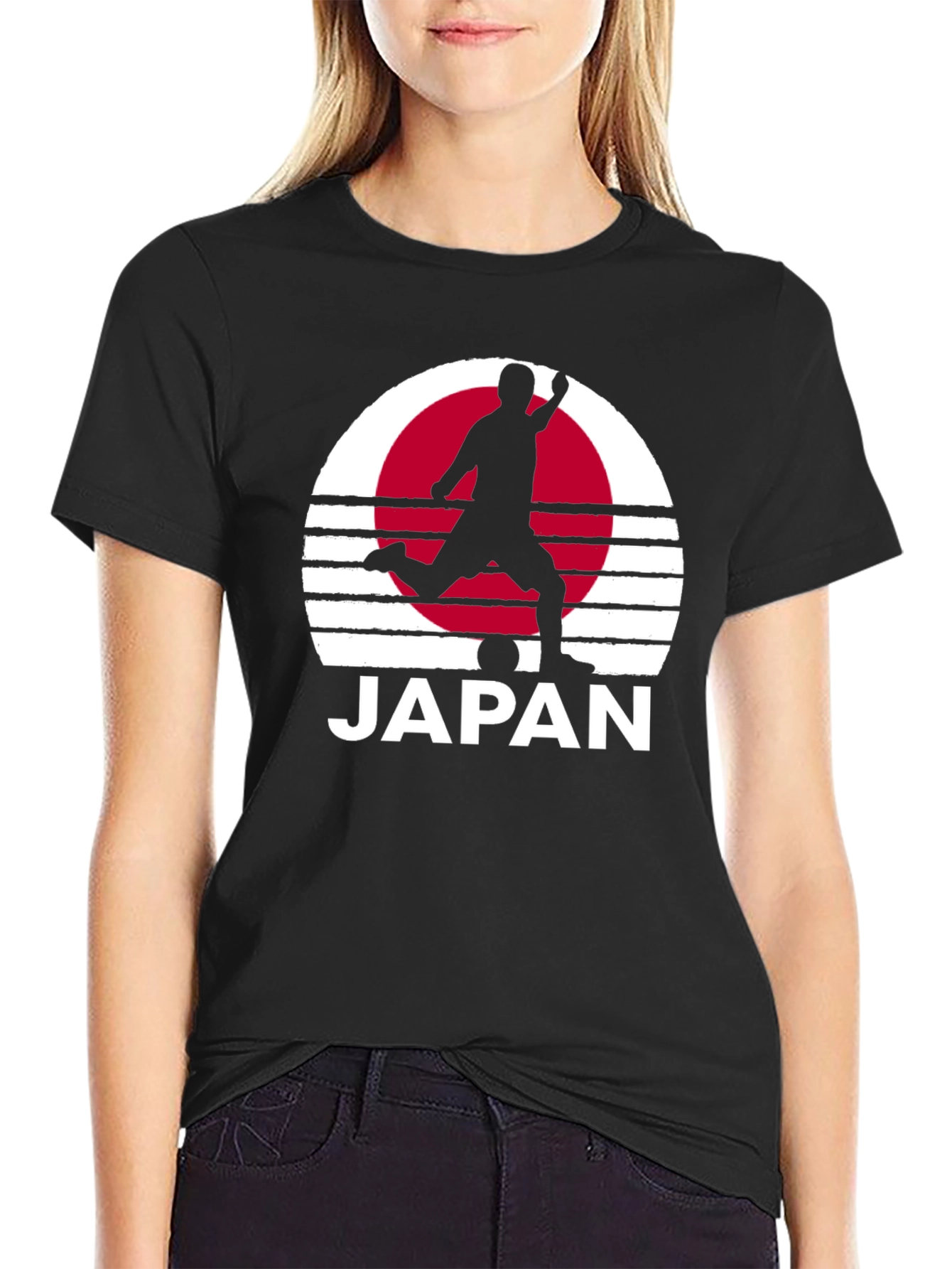 Japan Soccer T-Shirt - Black