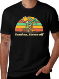 Sand On Stress Off Beach Vacation T-Shirt