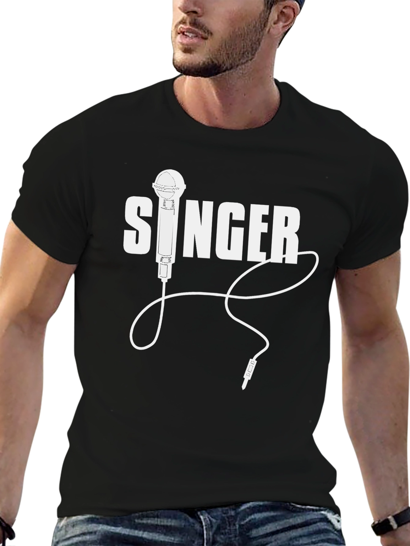 Singer T-Shirt - Microphone Design