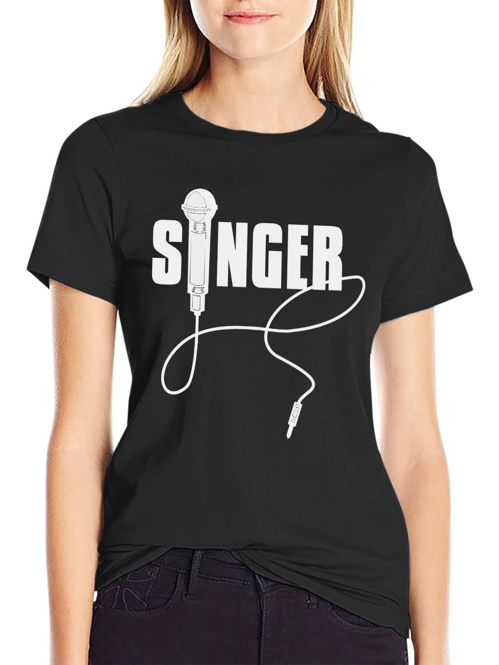 Singer T-Shirt - Microphone Design