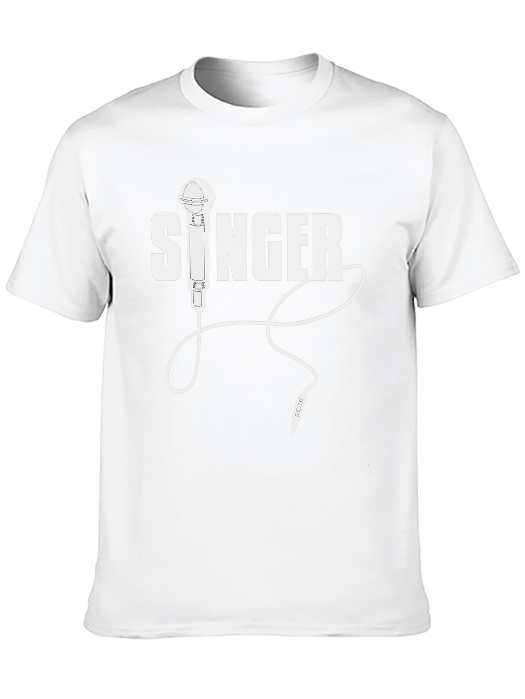 Singer T-Shirt - Microphone Design