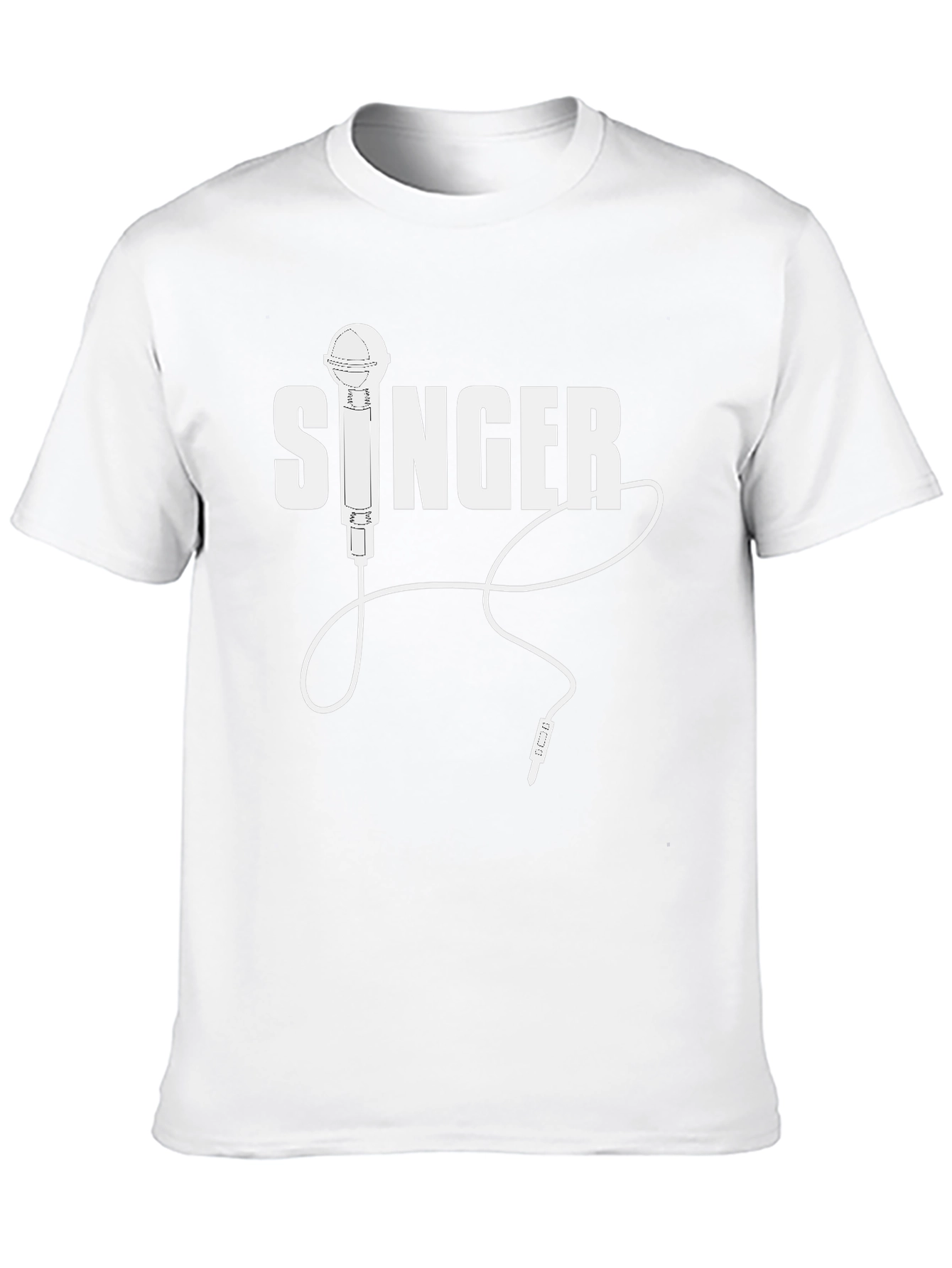 Singer T-Shirt - Microphone Design