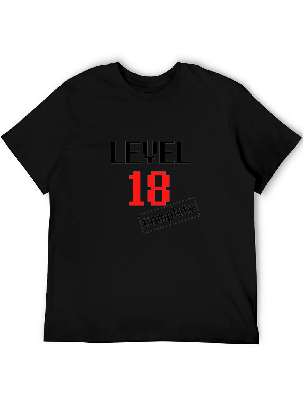 Level 18 Complete Black T-Shirt