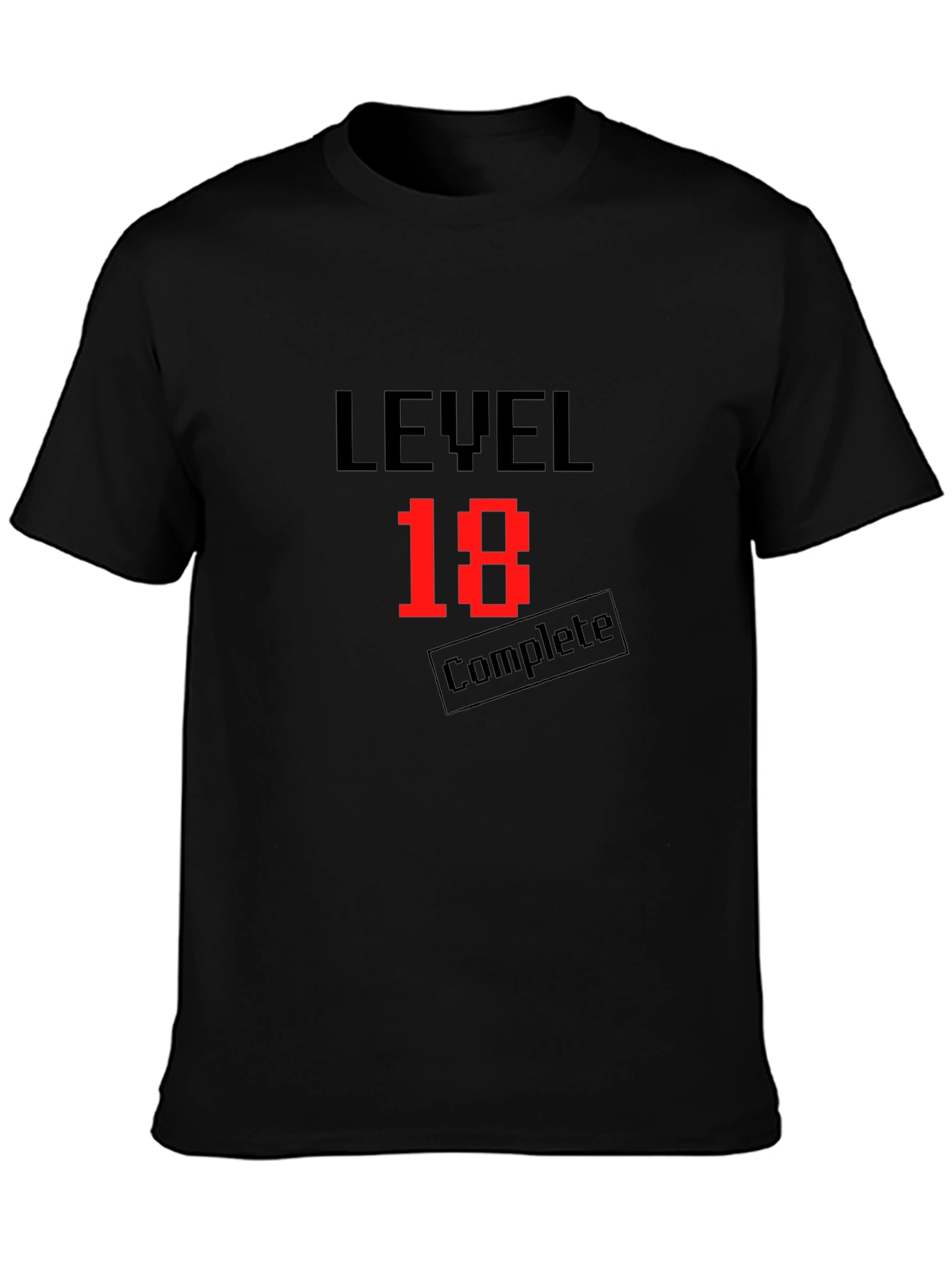 Level 18 Complete Black T-Shirt