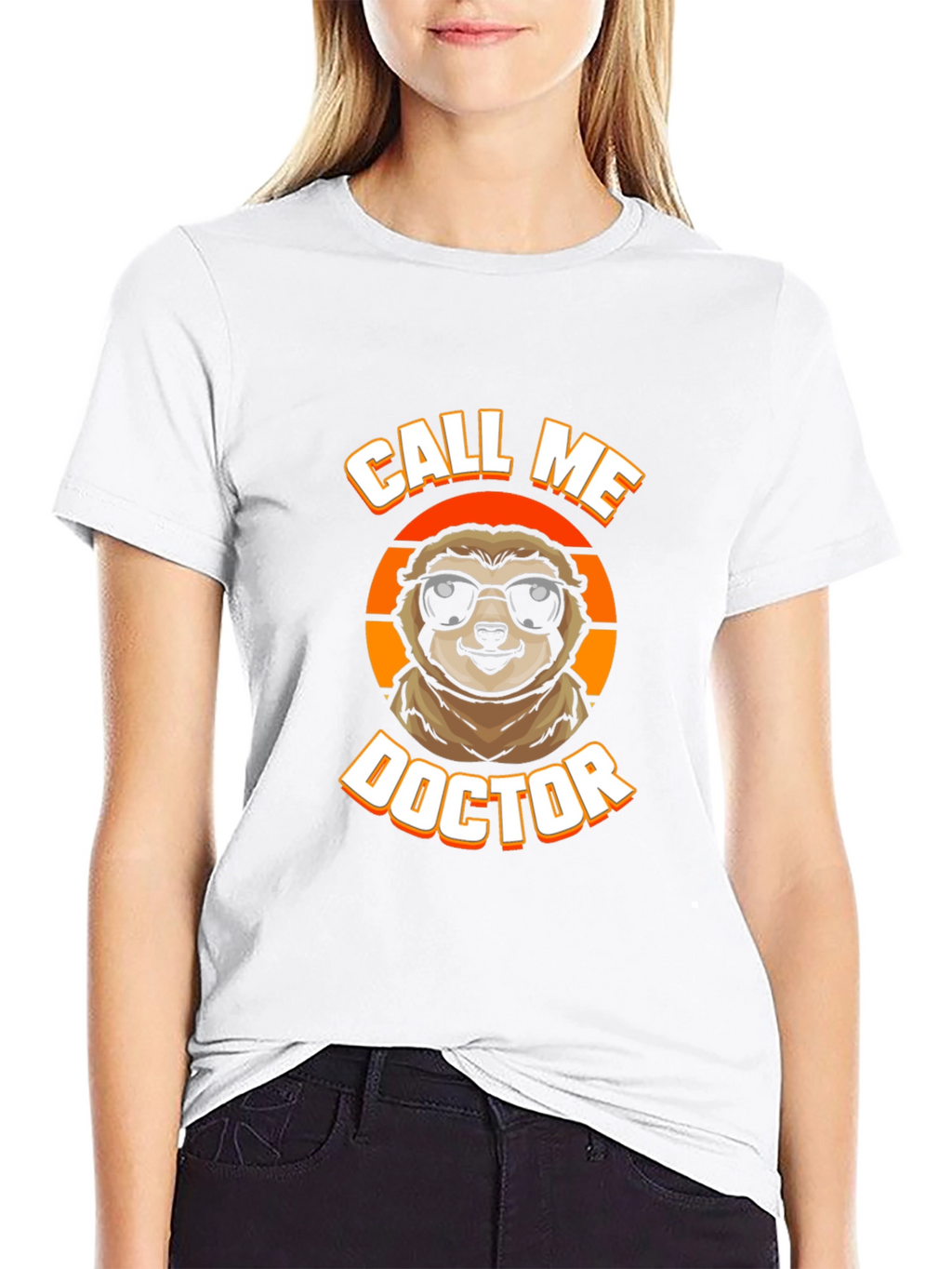 Call Me Doctor Sloth Graphic Tee