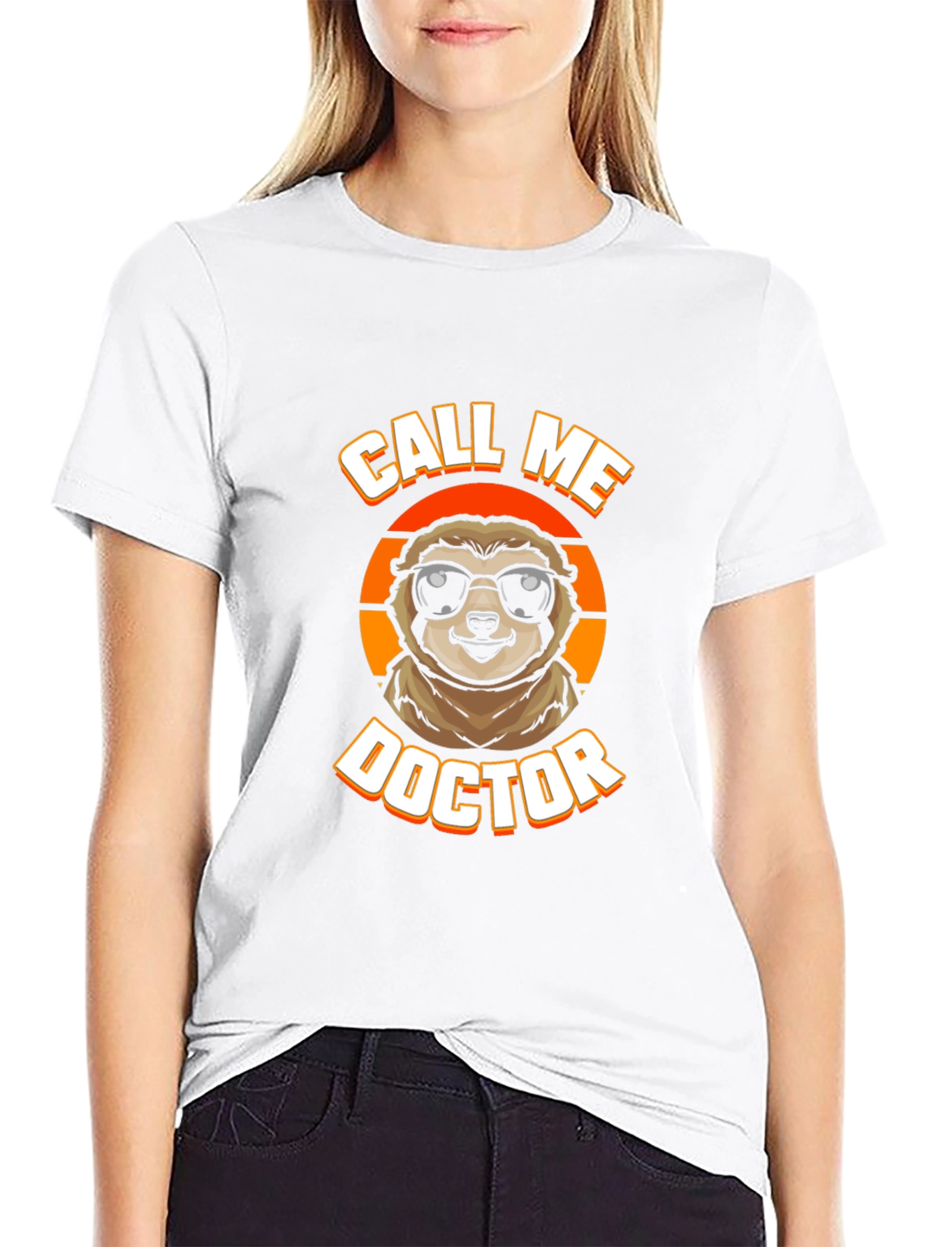 Call Me Doctor Sloth Graphic Tee