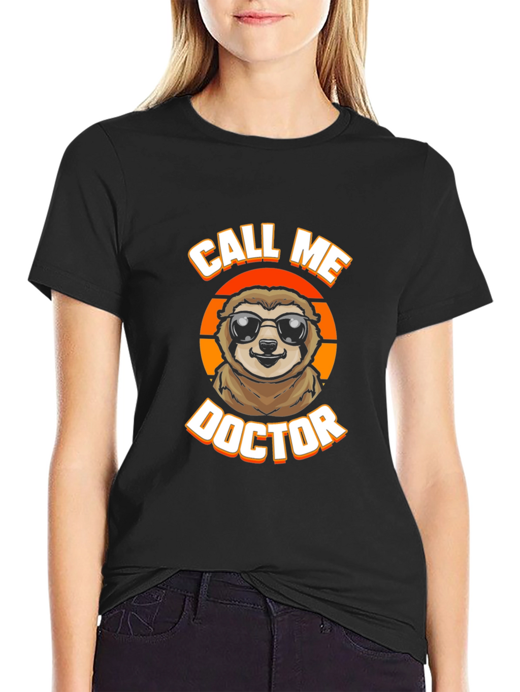Call Me Doctor Sloth Graphic Tee
