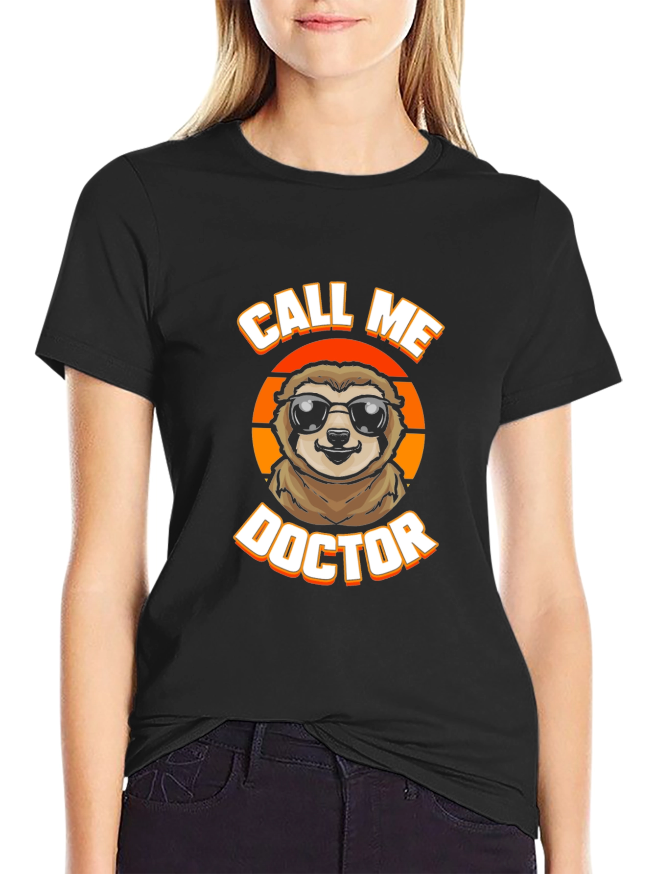 Call Me Doctor Sloth Graphic Tee