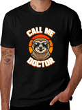 Call Me Doctor Sloth Graphic Tee