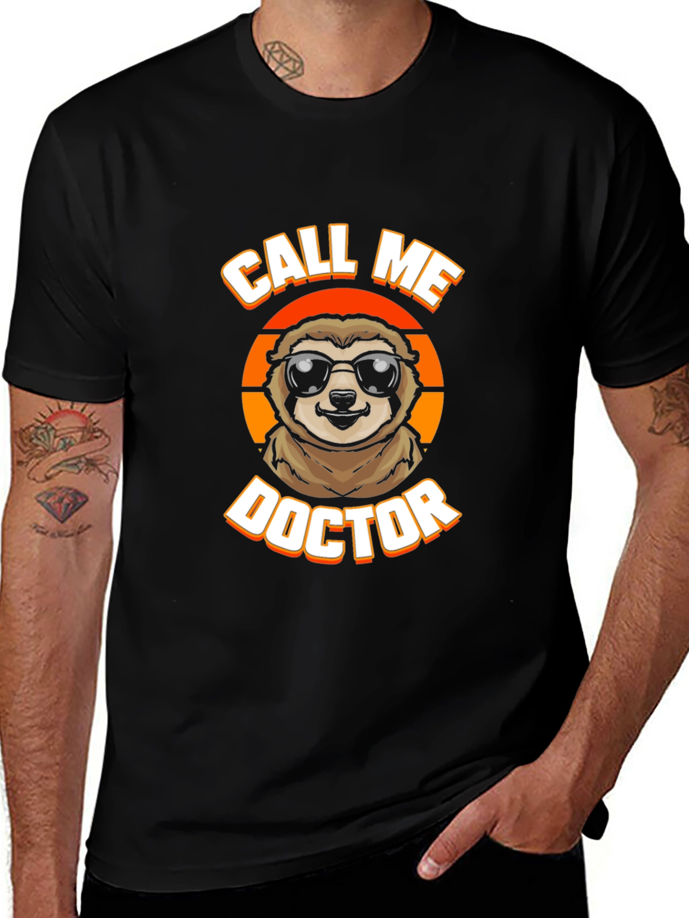 Call Me Doctor Sloth Graphic Tee