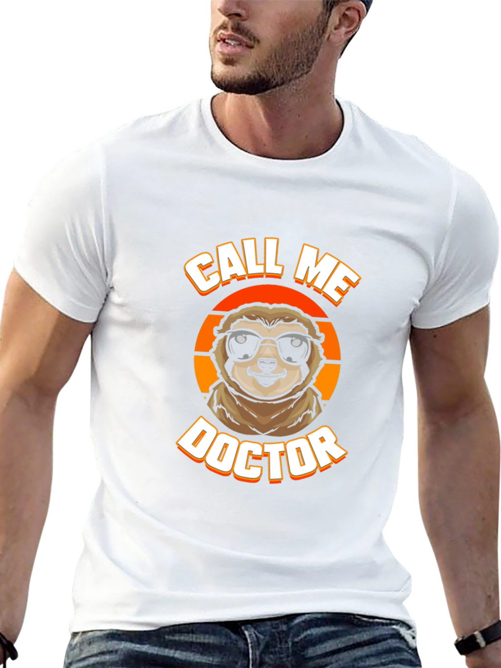Call Me Doctor Sloth Graphic Tee