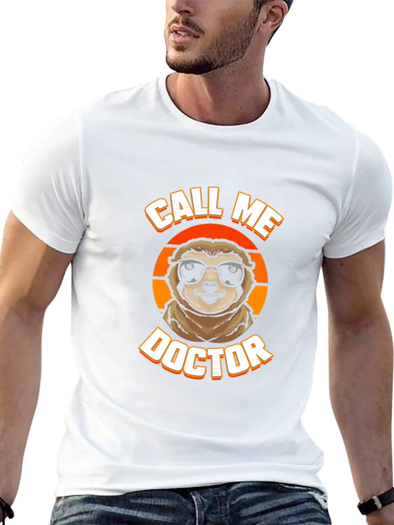 Call Me Doctor Sloth Graphic Tee