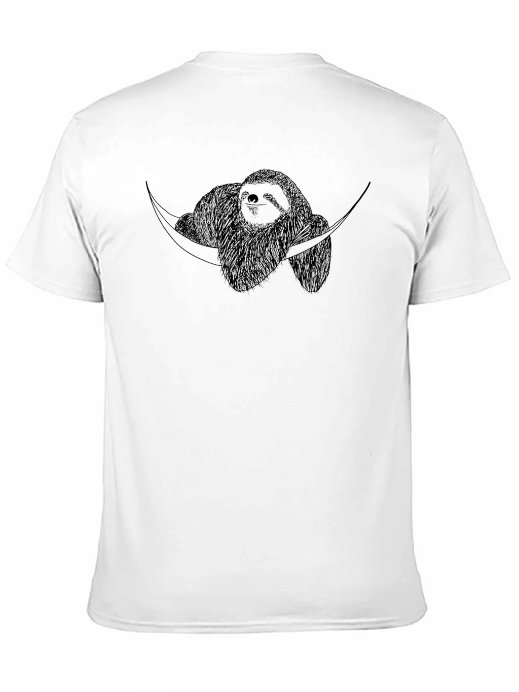 Sloth Hammock Graphic T-Shirt - Relaxed Style