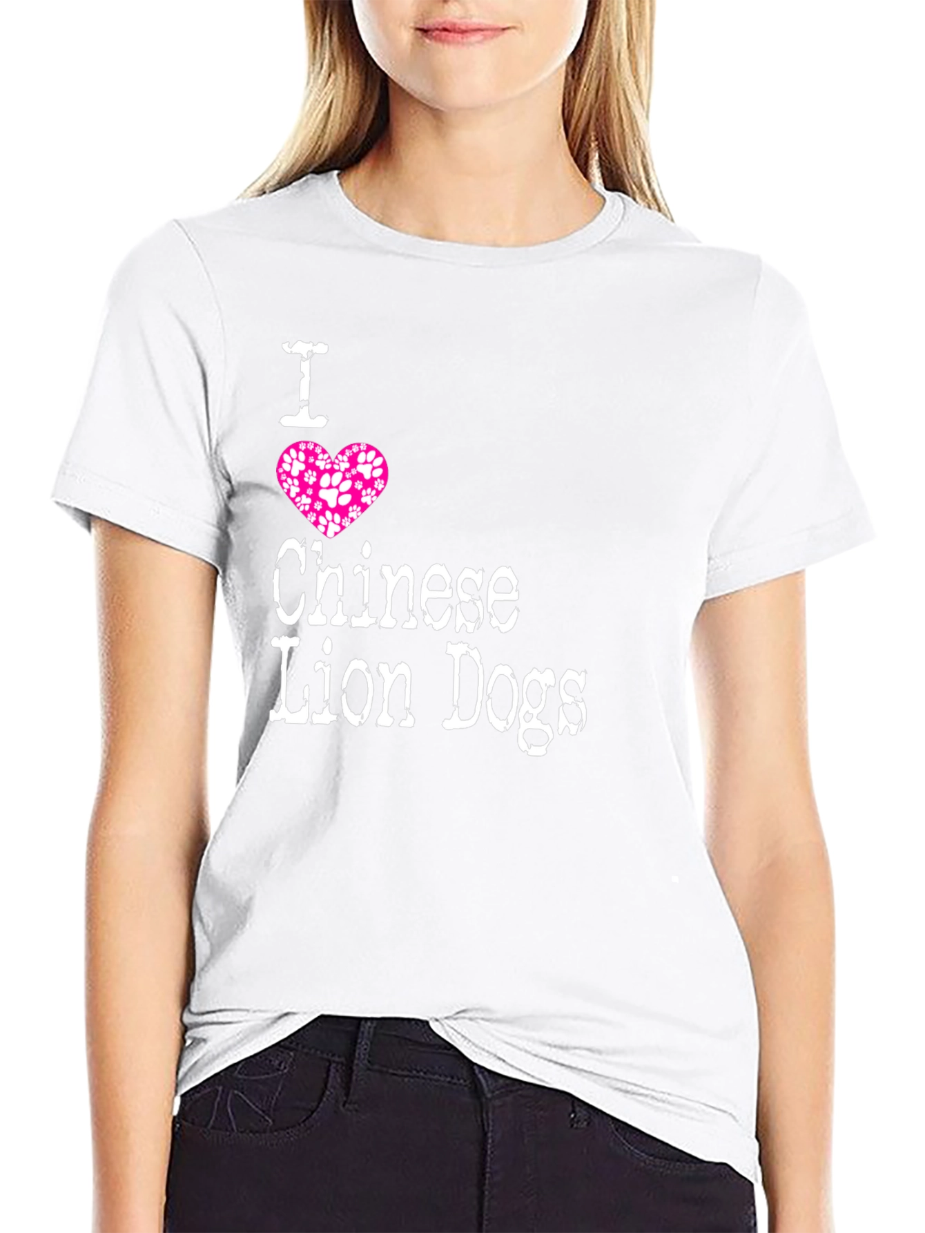 I Love Chinese Lion Dogs T-Shirt