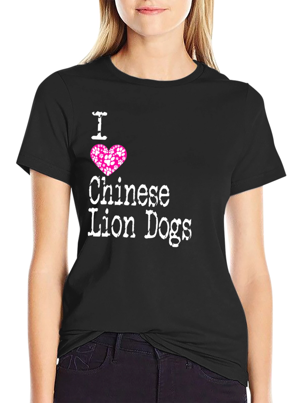 I Love Chinese Lion Dogs T-Shirt