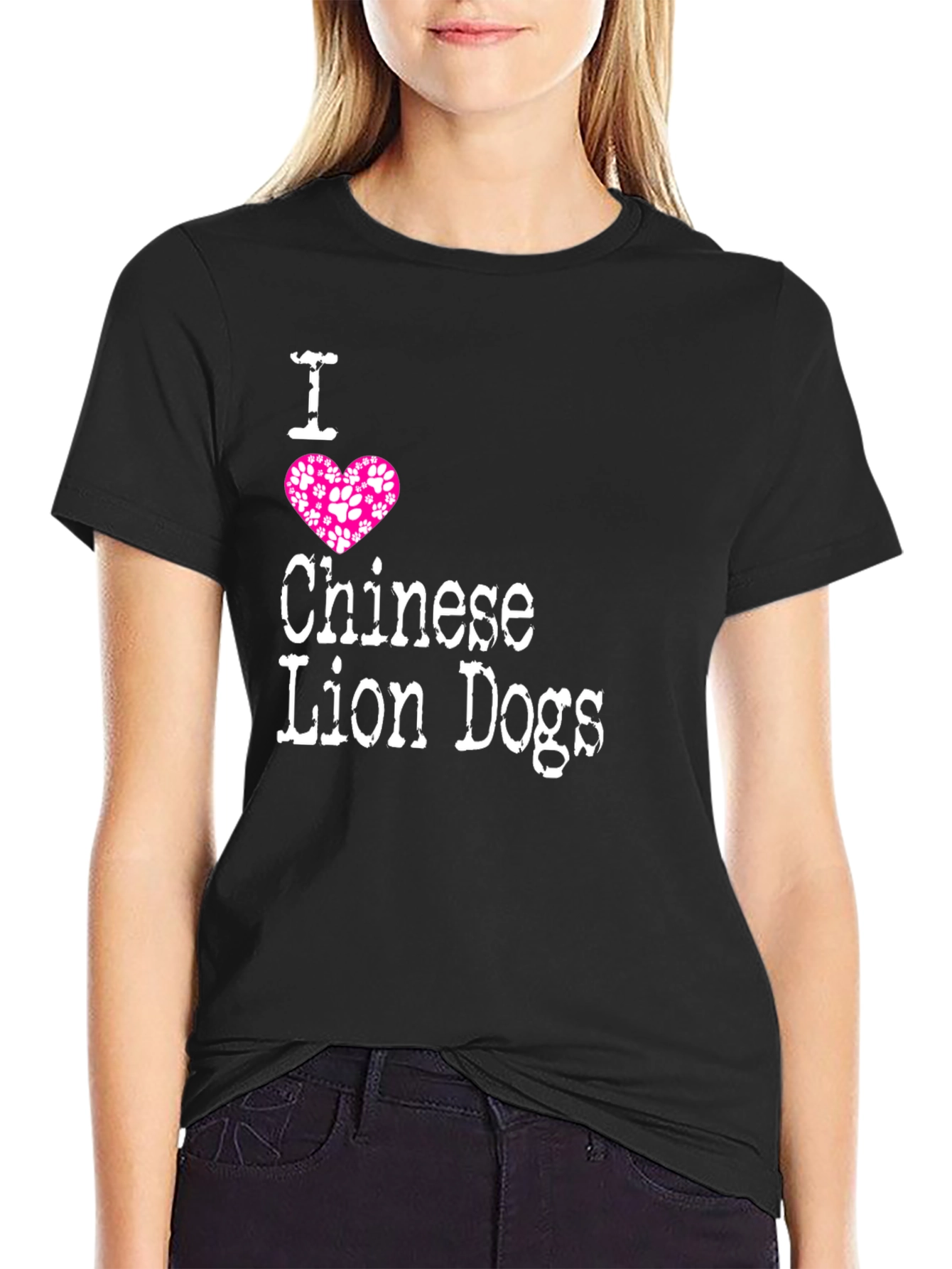 I Love Chinese Lion Dogs T-Shirt