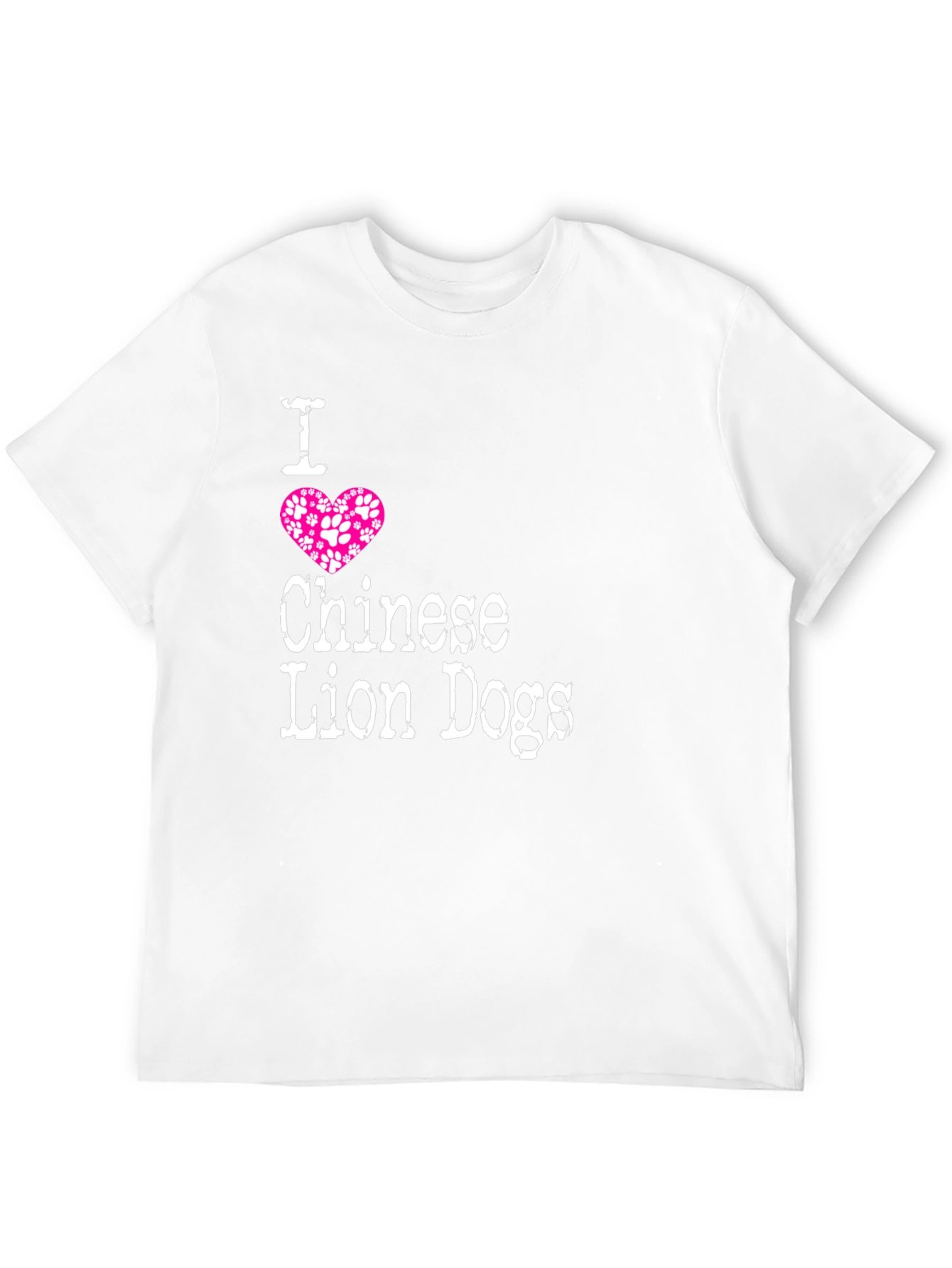 I Love Chinese Lion Dogs T-Shirt
