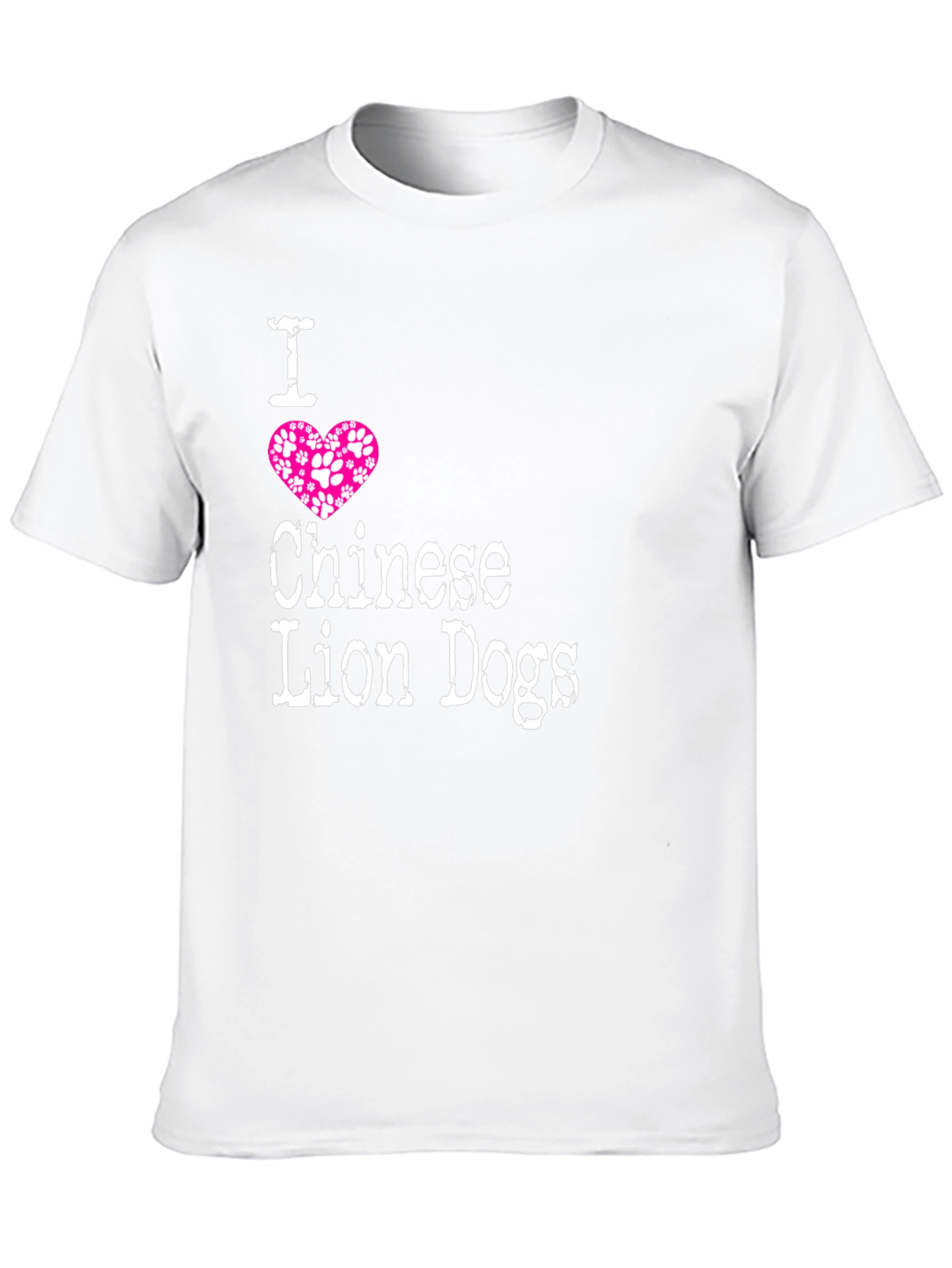 I Love Chinese Lion Dogs T-Shirt