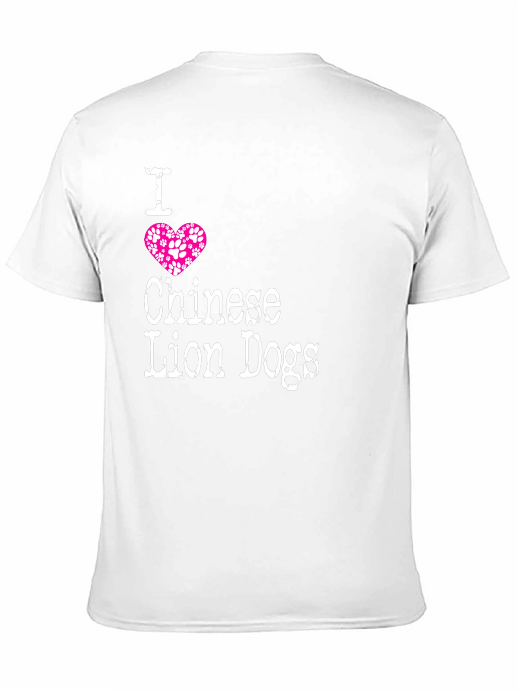 I Love Chinese Lion Dogs T-Shirt
