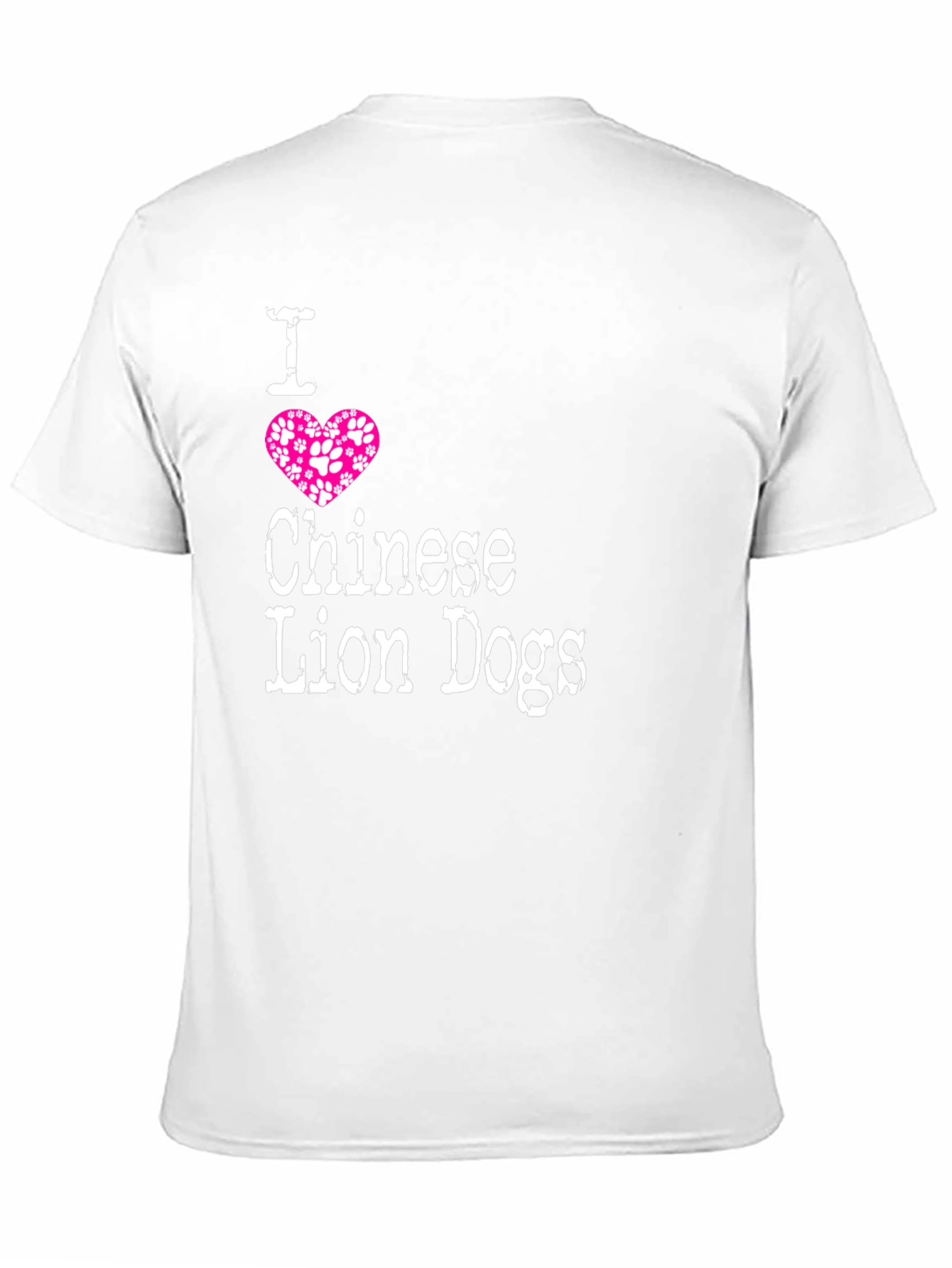 I Love Chinese Lion Dogs T-Shirt