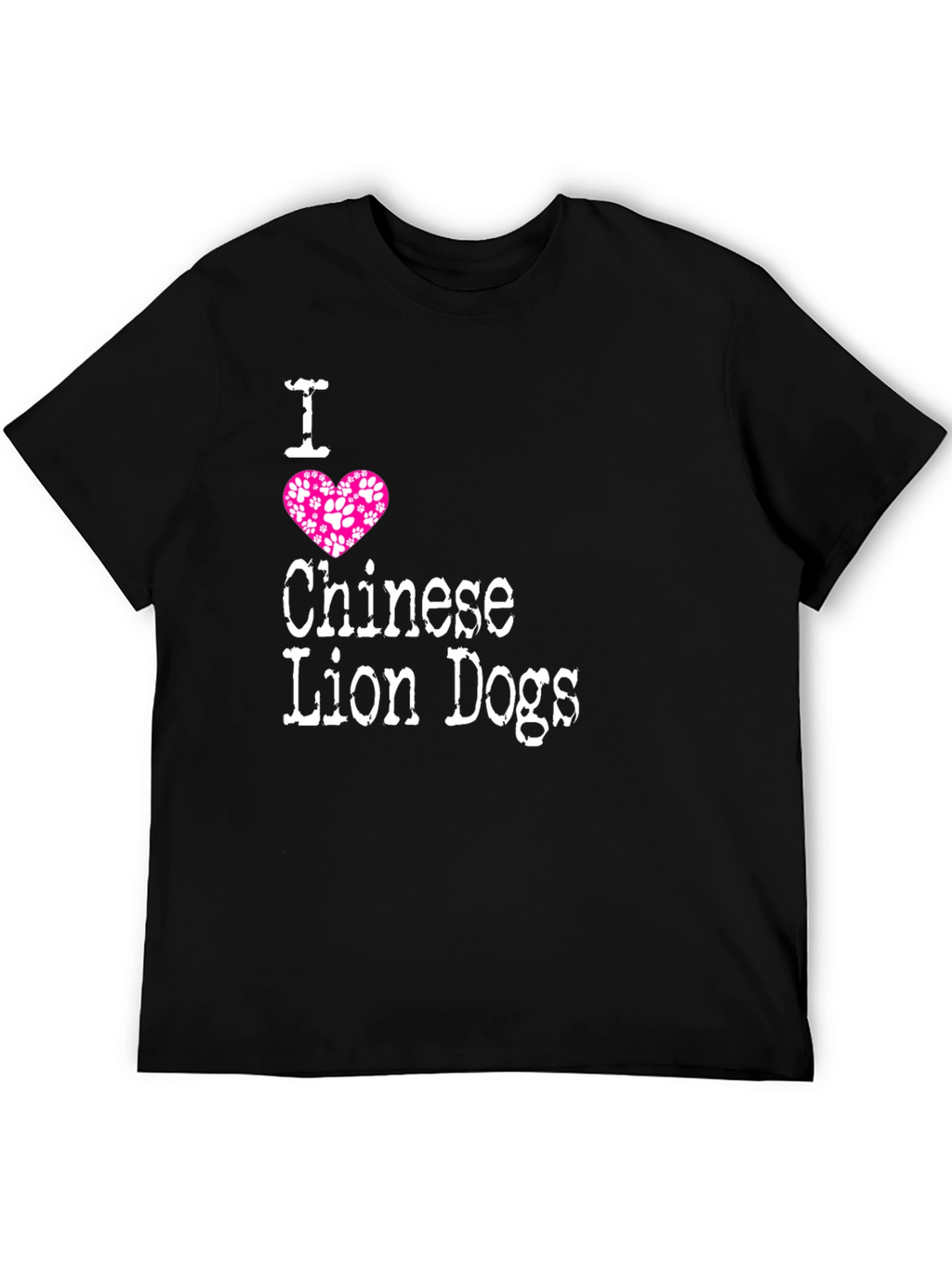 I Love Chinese Lion Dogs T-Shirt