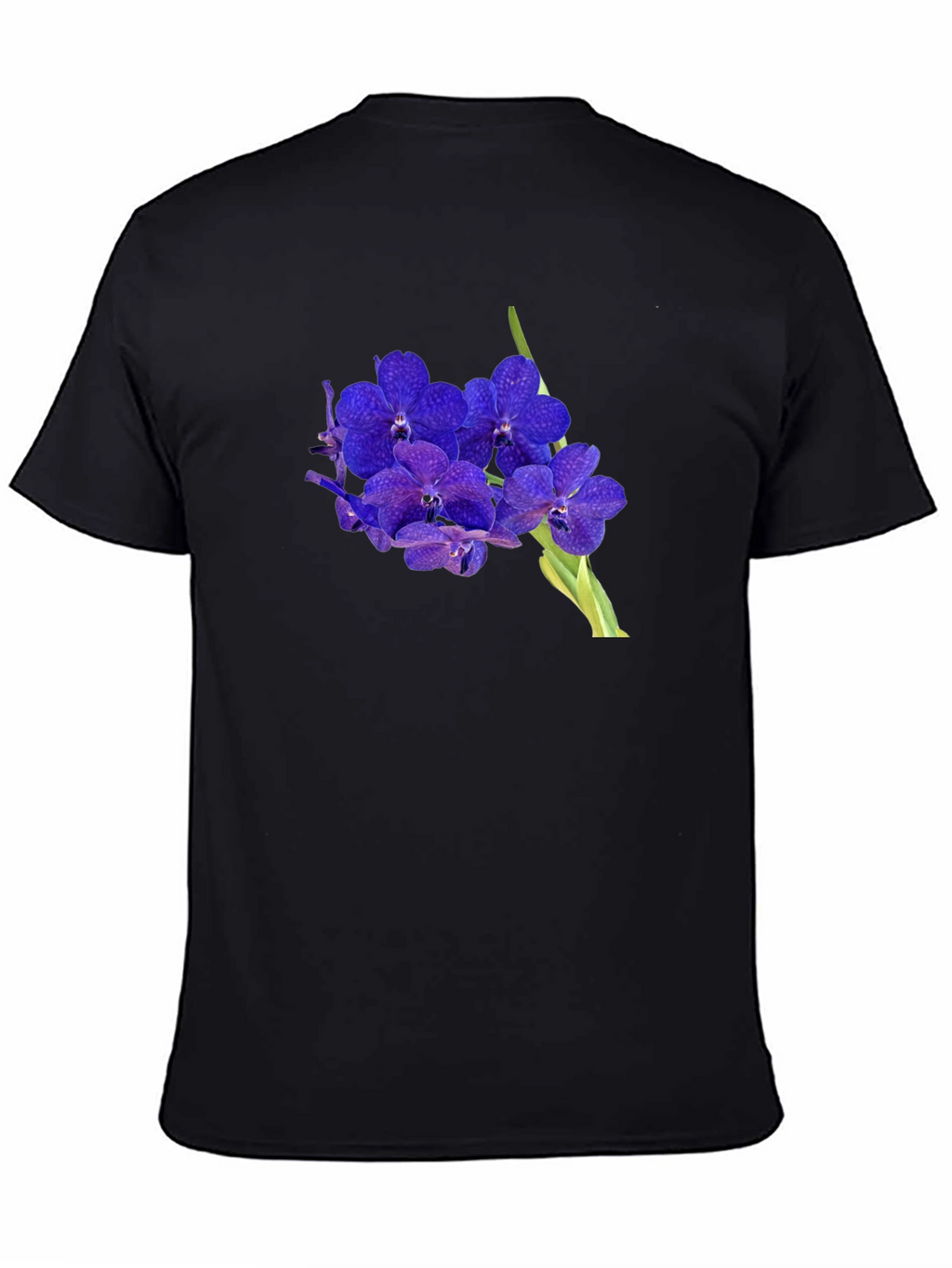 Floral Graphic Tee - Stylish Orchid Design