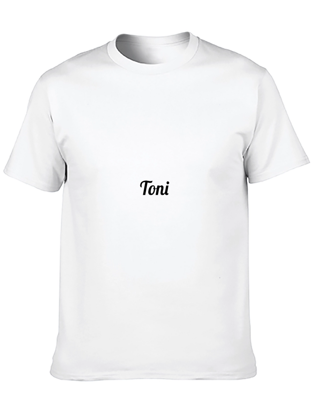 Mens Black Custom Toni T-Shirt